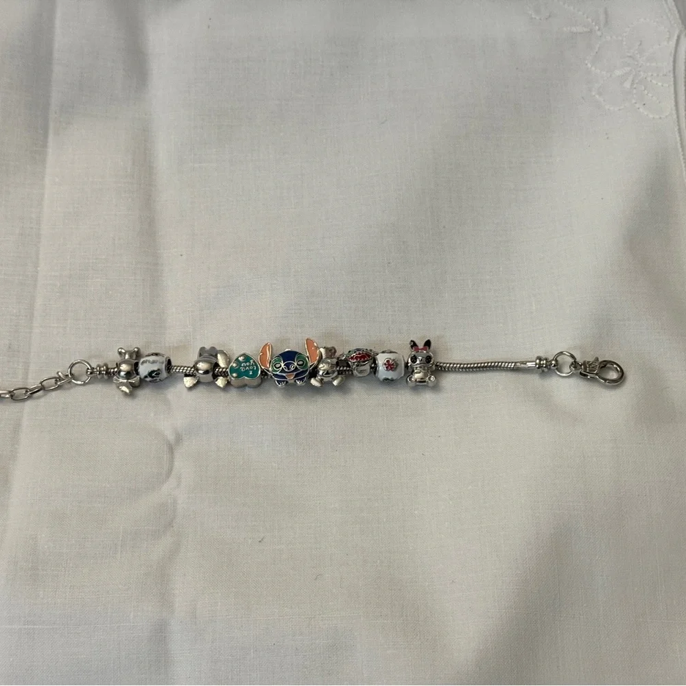 Silver Charm Bracelet for tweens